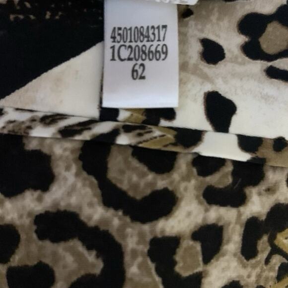 Chico's Blazer Women's Sz 2 (Large) Animal Print Single Button Softshell Career - Picture 4 of 6